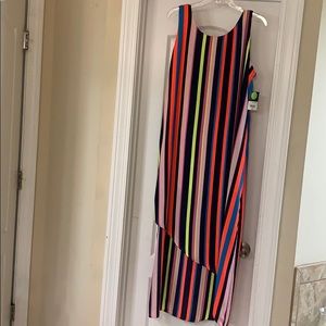 Bright Striped Sundress